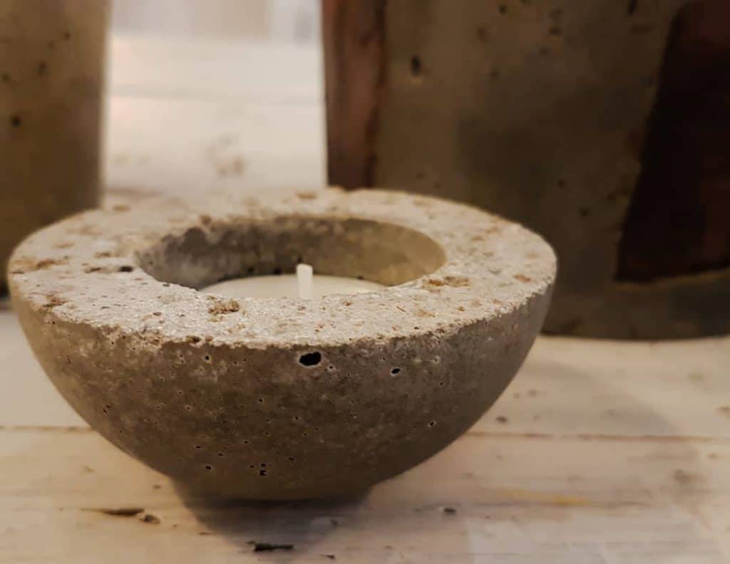 bougie demi-sphère