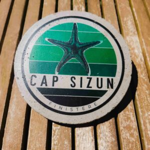 dessous de bouteille étoile de mer Cap Sizun