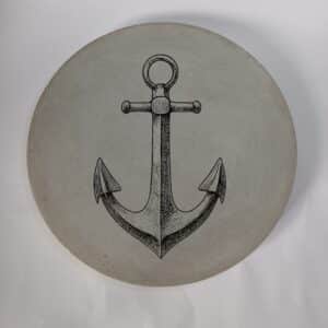 Sous plat ancre
