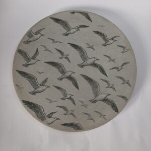 Sous plat volée oiseaux